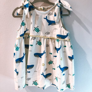 Viverano Ocean Shoulder Knot Dress‎ 18-24 Months